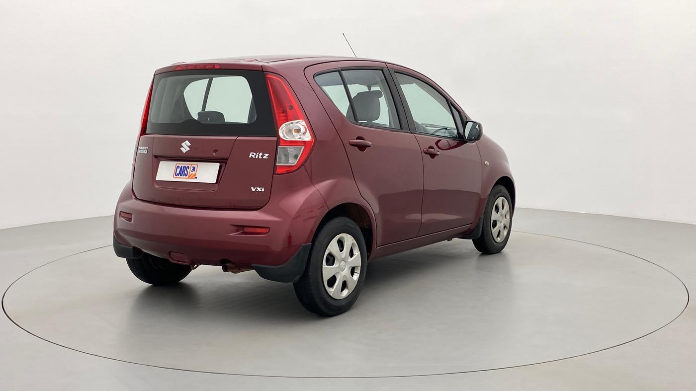 2010 Maruti Ritz VXI BS IV, Petrol, Manual, 83,476 km, Right Back Diagonal