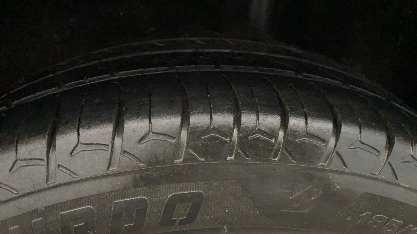 2018 Maruti Baleno DELTA PETROL 1.2, Petrol, Manual, 1,31,230 km, Left Rear Tyre Tread