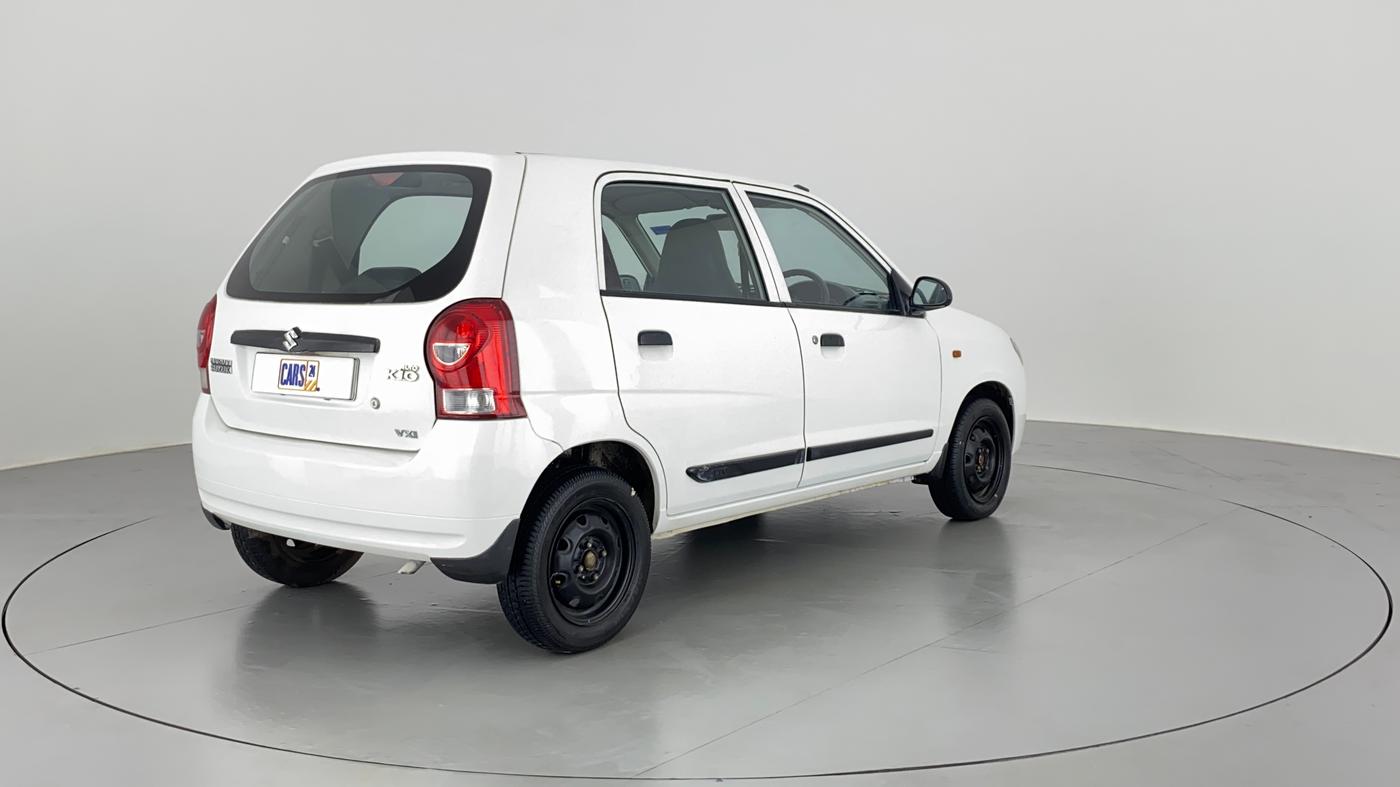 2011 Maruti Alto K10 VXI P, Petrol, Manual, 38,042 km, Right Back Diagonal