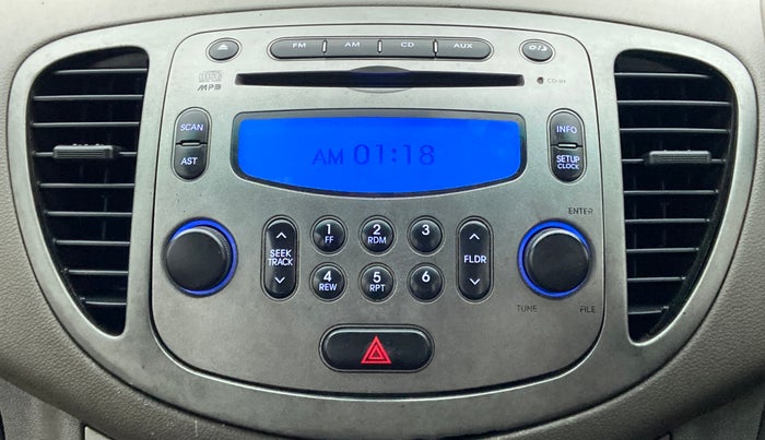 2010 Hyundai i10 SPORTZ 1.2, Petrol, Manual, 80,828 km, Infotainment System