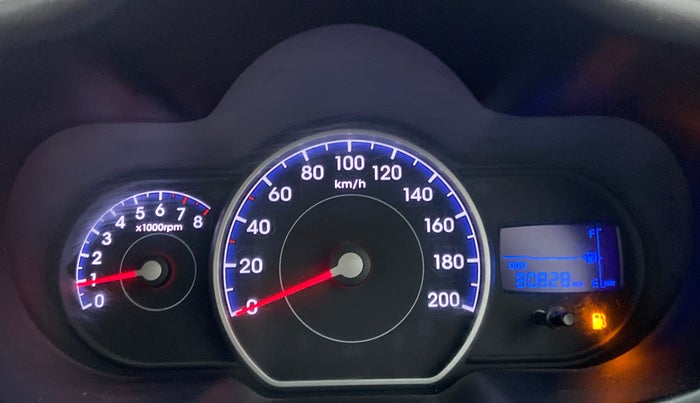 2010 Hyundai i10 SPORTZ 1.2, Petrol, Manual, 80,828 km, Odometer Image