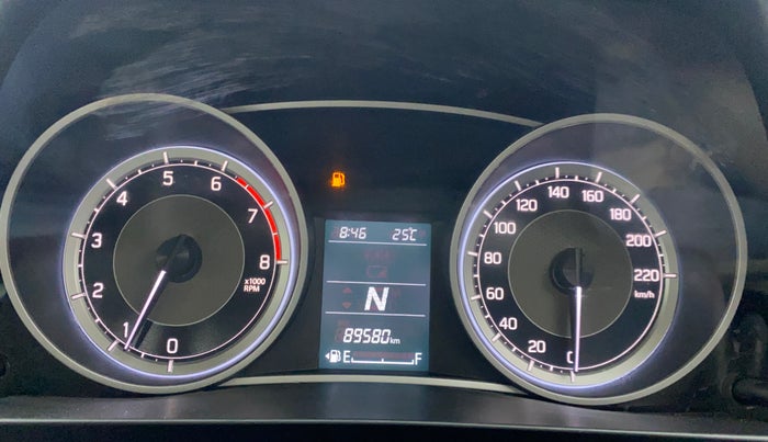 2018 Maruti Dzire VXI AMT, Petrol, Automatic, 89,602 km, Odometer Image