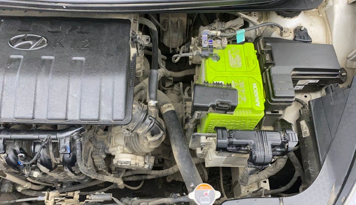 2023 Hyundai GRAND I10 NIOS SPORTZ AMT 1.2 KAPPA VTVT, Petrol, Automatic, 53,757 km, Engine View - Left