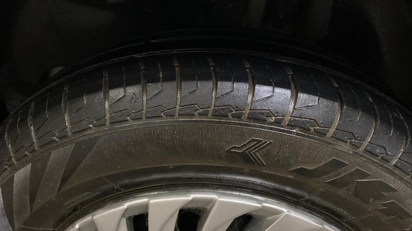2022 Maruti Swift LXI, Petrol, Manual, 66,173 km, Left Rear Tyre Tread