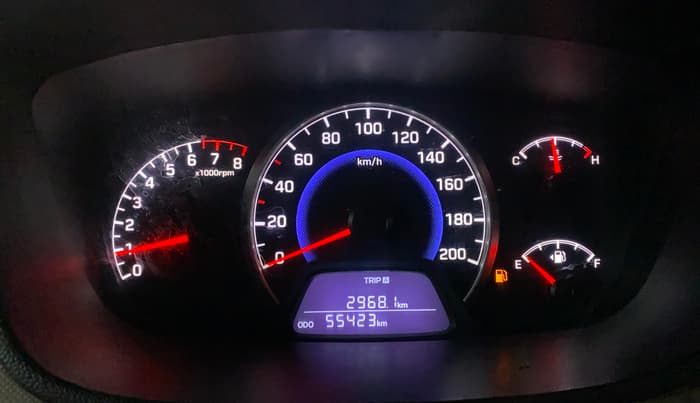 2017 Hyundai Grand i10 SPORTZ 1.2 KAPPA VTVT, Petrol, Manual, 55,414 km, Odometer Image