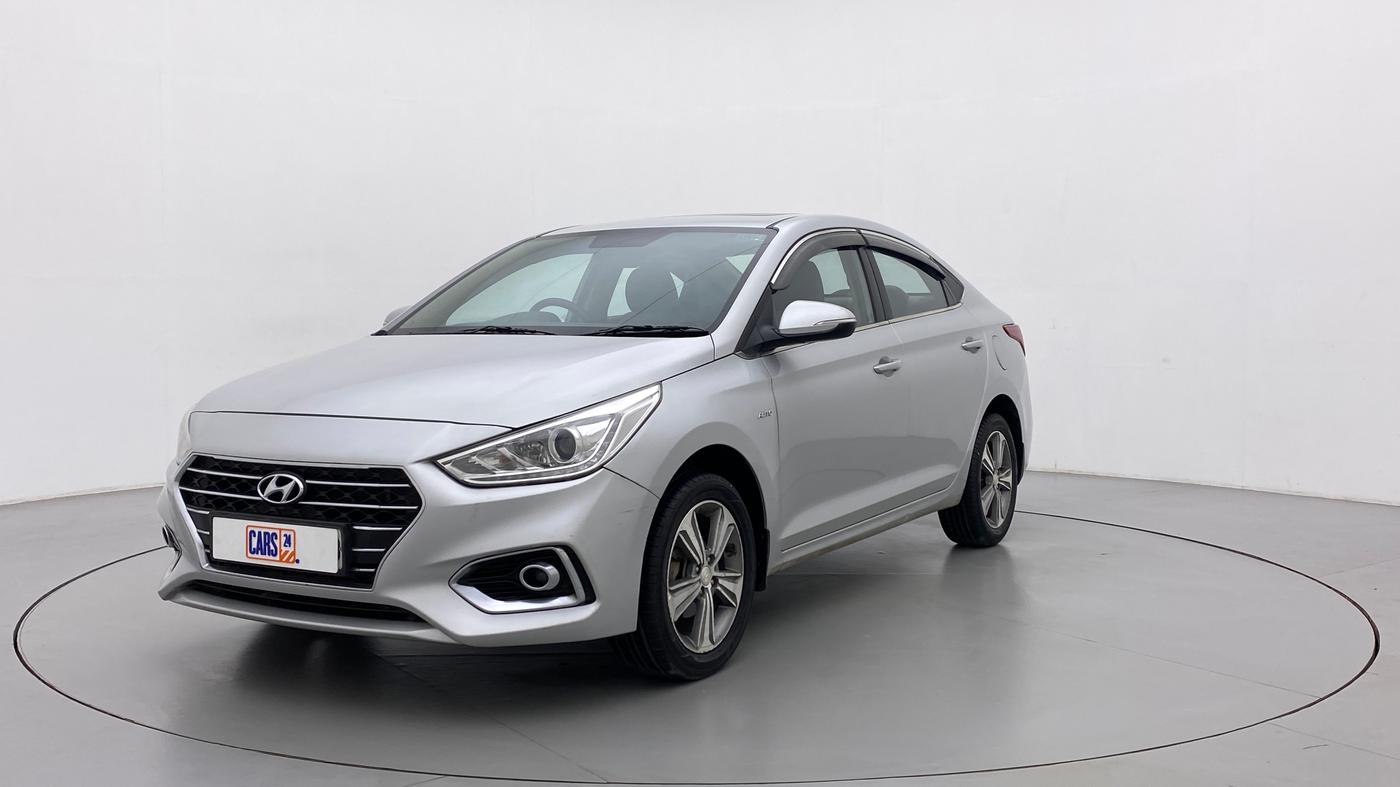 2018 Hyundai Verna 1.6 CRDI SX + AT, Diesel, Automatic, 91,198 km, Left Front Diagonal