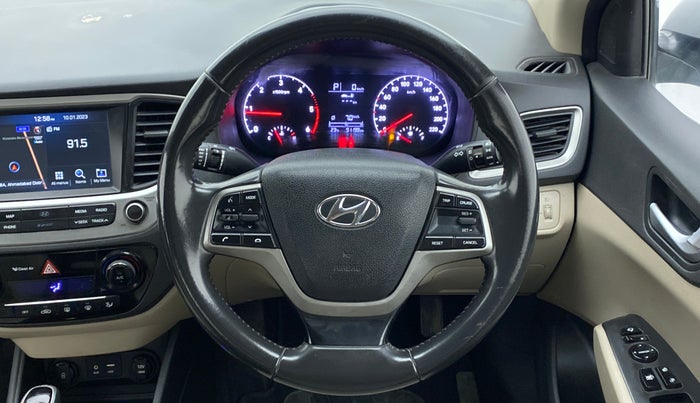 2018 Hyundai Verna 1.6 CRDI SX + AT, Diesel, Automatic, 91,198 km, Steering Wheel Close Up