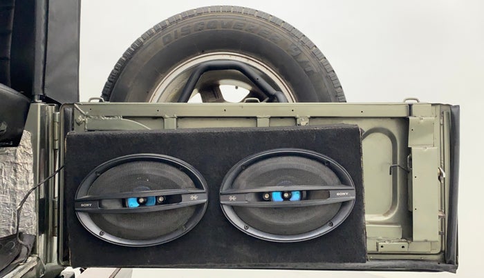 2014 Mahindra Thar CRDE 4X4 BS IV, Diesel, Manual, 46,933 km, Boot Door Open