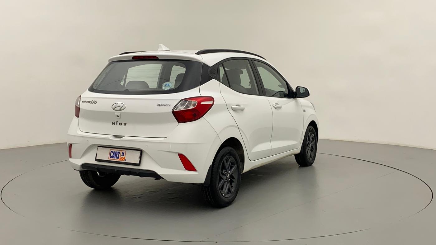 2019 Hyundai GRAND I10 NIOS SPORTZ 1.2 AT, Petrol, Automatic, 15,445 km, Right Back Diagonal