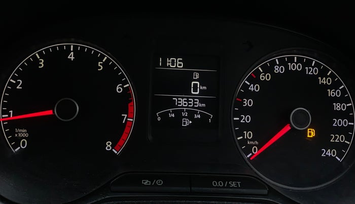 2016 Volkswagen Polo HIGHLINE1.2L, Petrol, Manual, 74,085 km, Odometer Image