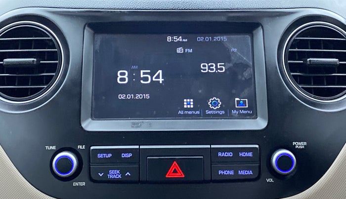 2018 Hyundai Grand i10 SPORTS 1.2 VTVT, Petrol, Manual, 16,266 km, Infotainment System