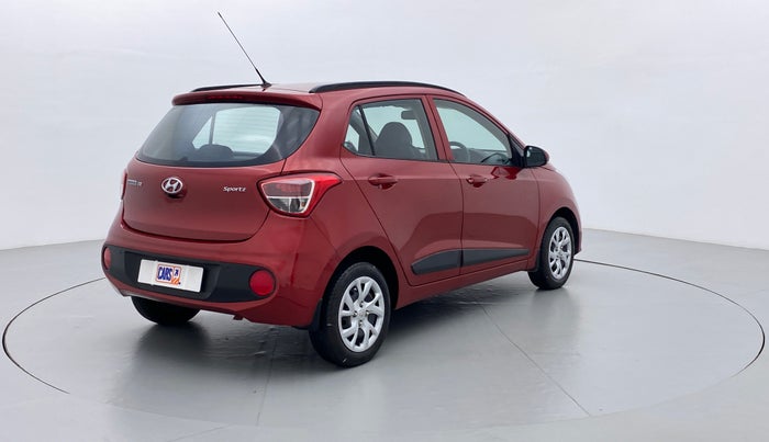 2018 Hyundai Grand i10 SPORTS 1.2 VTVT, Petrol, Manual, 16,266 km, Right Back Diagonal