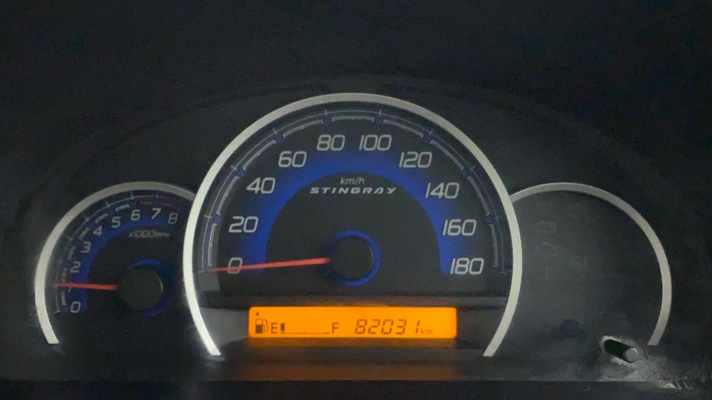 2013 Maruti Wagon R Stingray LXI, Petrol, Manual, 82,158 km, Odometer Image