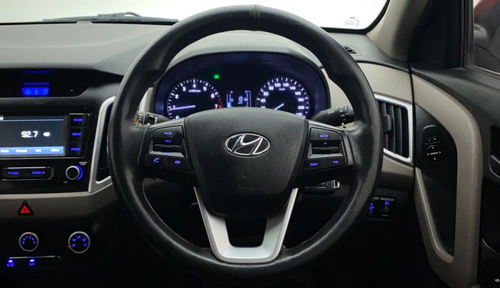 2018 Hyundai Creta E PLUS 1.6 PETROL, Petrol, Manual, 33,375 km, Steering Wheel Close Up