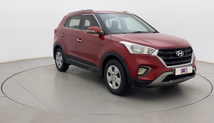 2018 Hyundai Creta E PLUS 1.6 PETROL, Petrol, Manual, 33,375 km, Right Front Diagonal