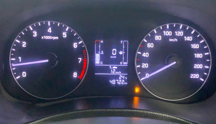 2018 Hyundai Creta SX PLUS 1.6 PETROL, Petrol, Manual, 48,745 km, Odometer Image