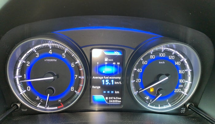 2017 Maruti Baleno ZETA PETROL 1.2, Petrol, Manual, 34,287 km, Odometer Image