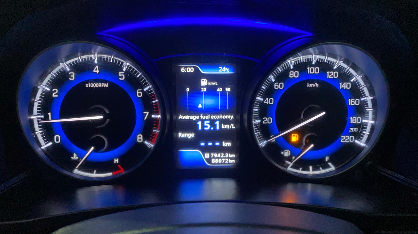 2022 Toyota Glanza V, Petrol, Manual, 88,120 km, Odometer Image