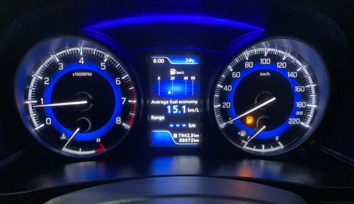 2022 Toyota Glanza V, Petrol, Manual, 88,072 km, Odometer Image