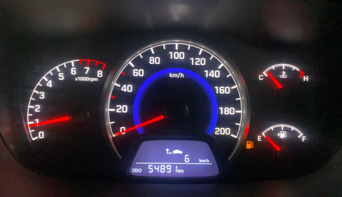 2018 Hyundai Grand i10 SPORTZ 1.2 KAPPA VTVT, Petrol, Manual, 54,885 km, Odometer Image
