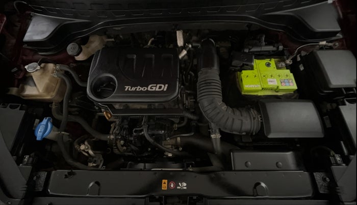 2021 KIA SONET HTX 1.0 IMT, Petrol, Manual, 40,394 km, Engine View