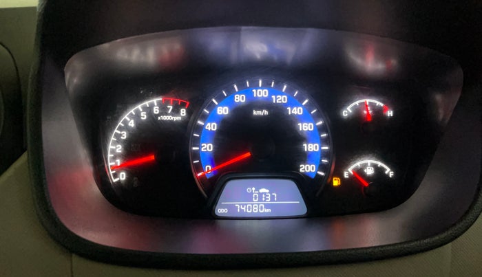2018 Hyundai Xcent S 1.2, Petrol, Manual, 74,070 km, Odometer Image