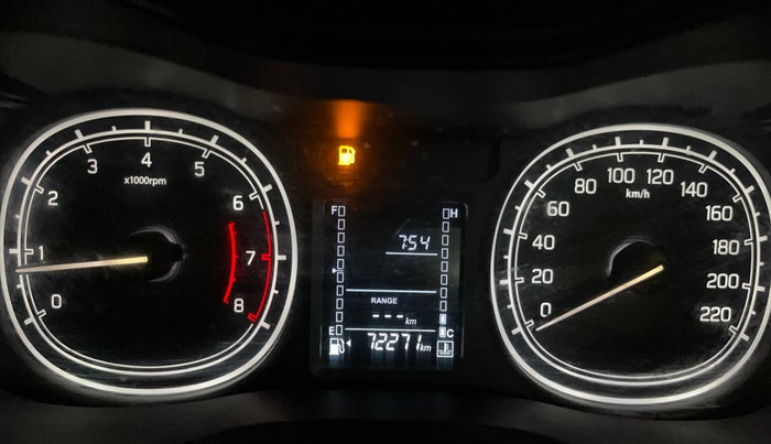 2021 Maruti Vitara Brezza VXI, CNG, Manual, 72,262 km, Odometer Image