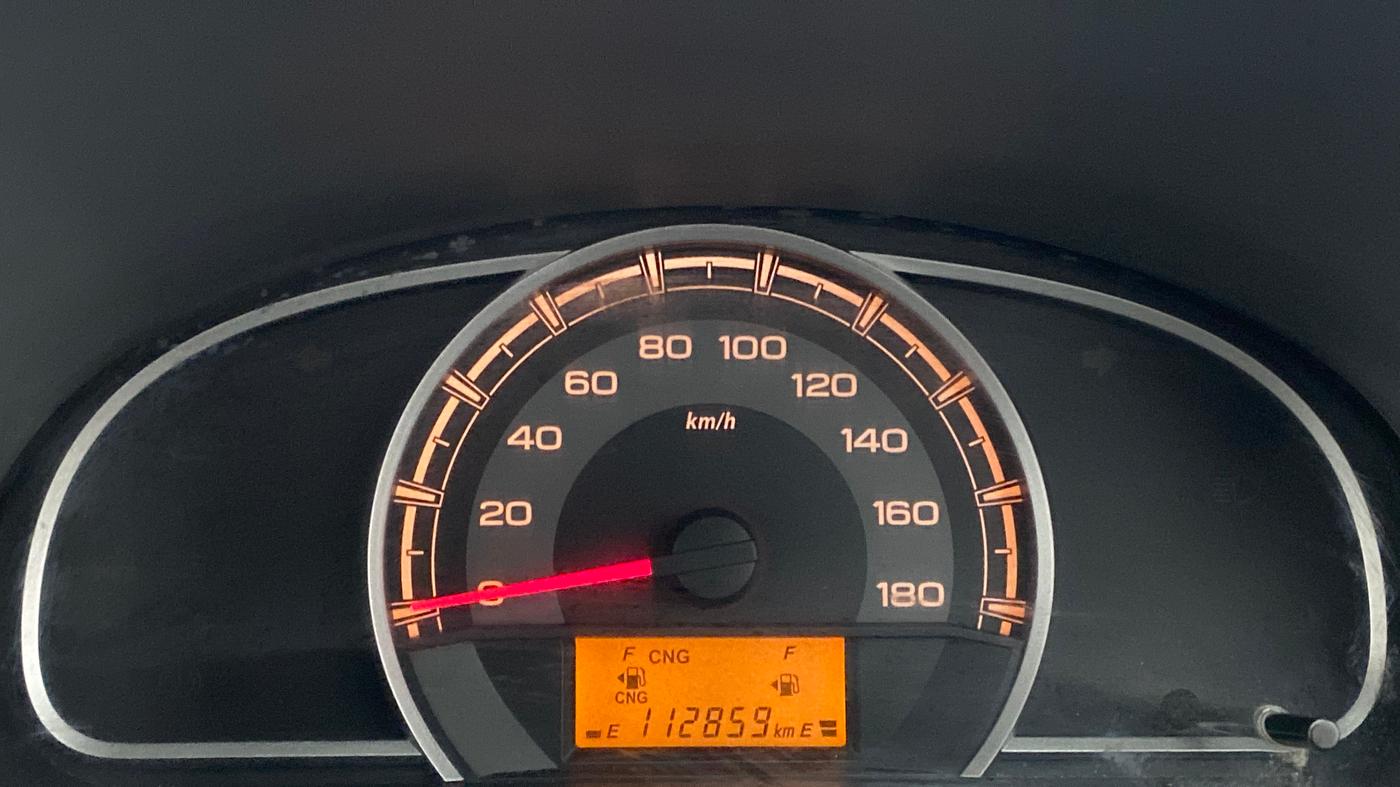 2013 Maruti Alto 800 LXI CNG, CNG, Manual, 1,12,975 km, Odometer Image
