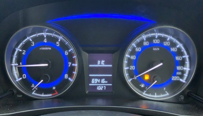 2016 Maruti Baleno DELTA PETROL 1.2, Petrol, Manual, 69,589 km, Odometer Image