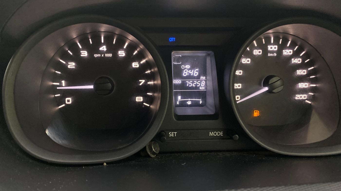 2017 Tata Tiago XT PETROL, Petrol, Manual, 75,258 km, Odometer Image