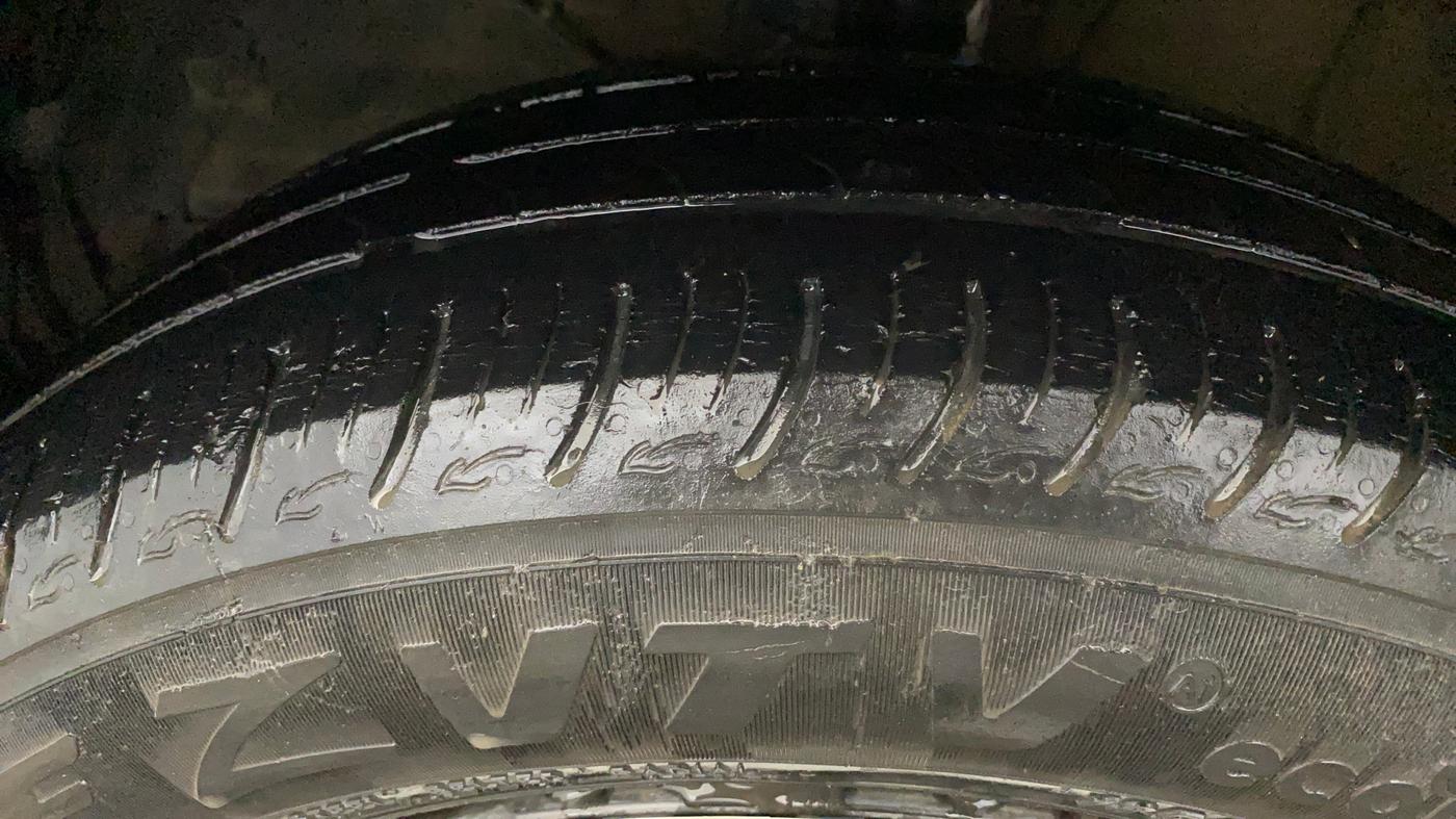 2019 Maruti Baleno DELTA PETROL 1.2, Petrol, Manual, 66,791 km, Left Front Tyre Tread