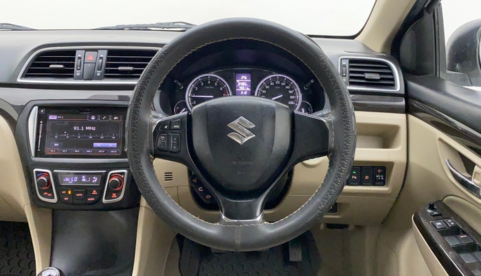 2018 Maruti Ciaz ALPHA 1.4 PETROL, Petrol, Manual, 45,811 km, Steering Wheel Close Up