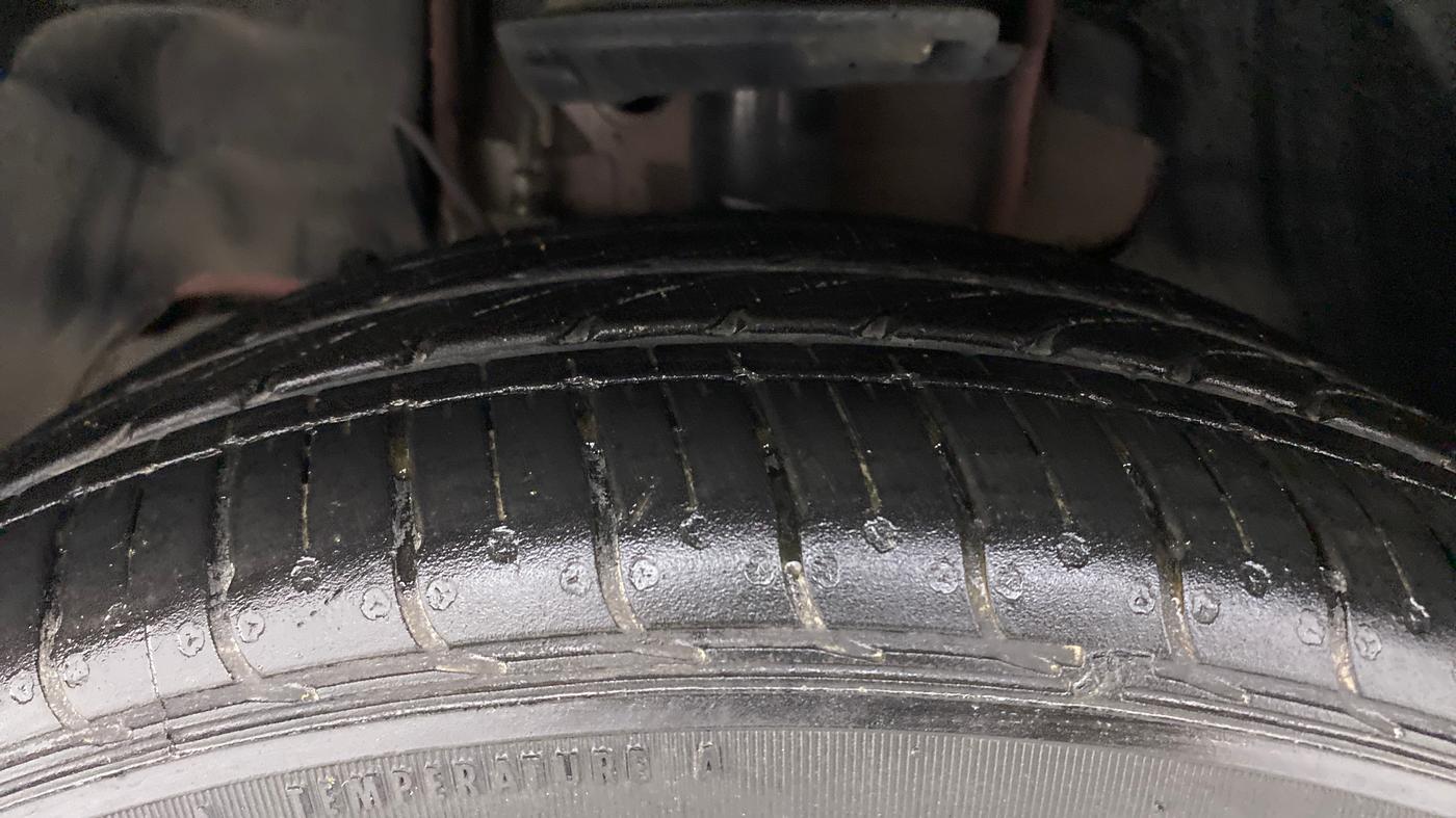2022 Tata TIAGO NRG XZ AMT, Petrol, Automatic, 7,630 km, Left Front Tyre Tread