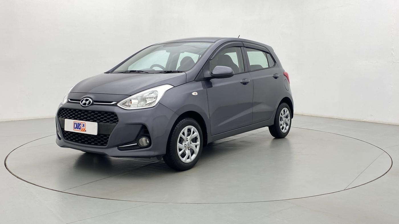 2017 Hyundai Grand i10 SPORTZ 1.2 KAPPA VTVT, Petrol, Manual, 9,253 km, Left Front Diagonal (45- Degree) View