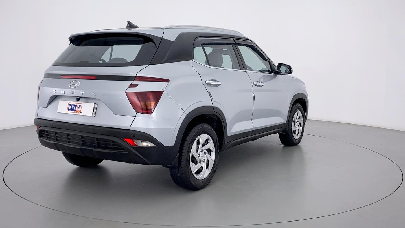 2021 Hyundai Creta E, Diesel, Manual, 12,698 km, Right Back Diagonal