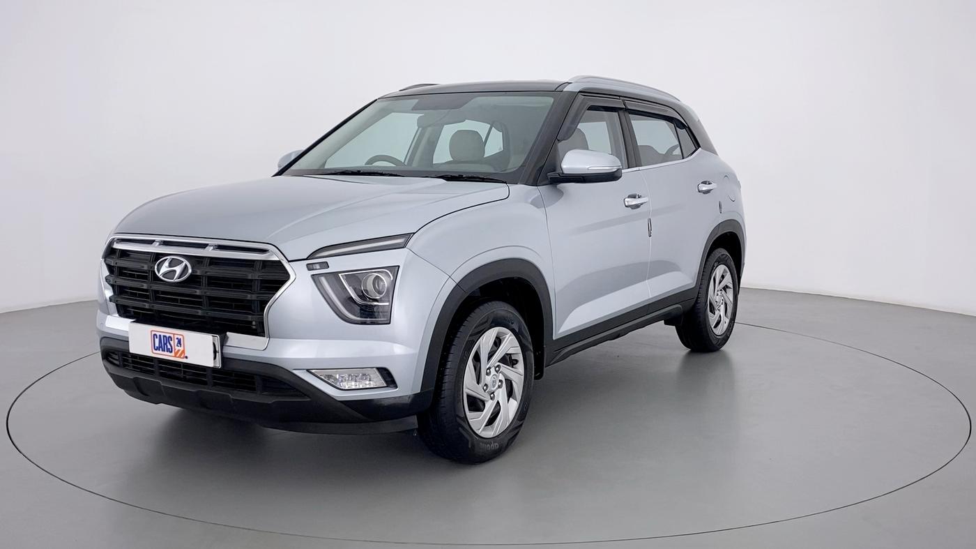 2021 Hyundai Creta E, Diesel, Manual, 12,698 km, Left Front Diagonal