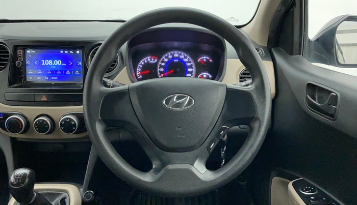 2017 Hyundai Grand i10 MAGNA AT 1.2 KAPPA VTVT, Petrol, Automatic, 57,438 km, Steering Wheel Close Up