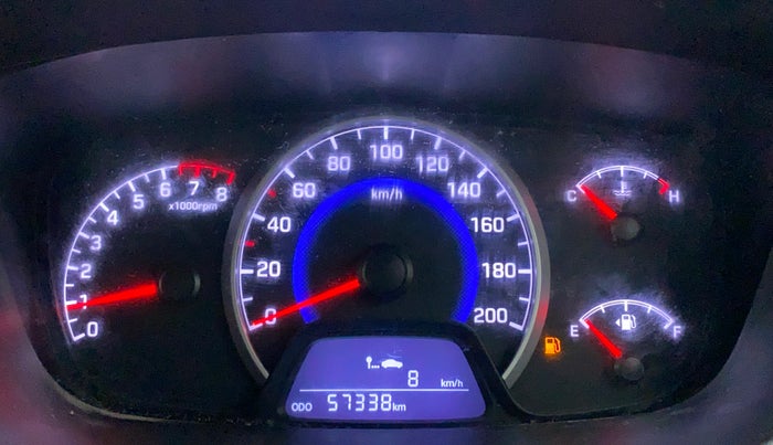 2017 Hyundai Grand i10 MAGNA AT 1.2 KAPPA VTVT, Petrol, Automatic, 57,438 km, Odometer Image