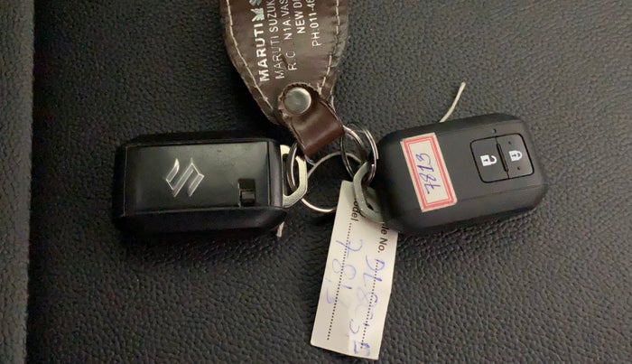 2020 Maruti Baleno ALPHA CVT PETROL 1.2, Petrol, Automatic, 42,101 km, Key Close Up