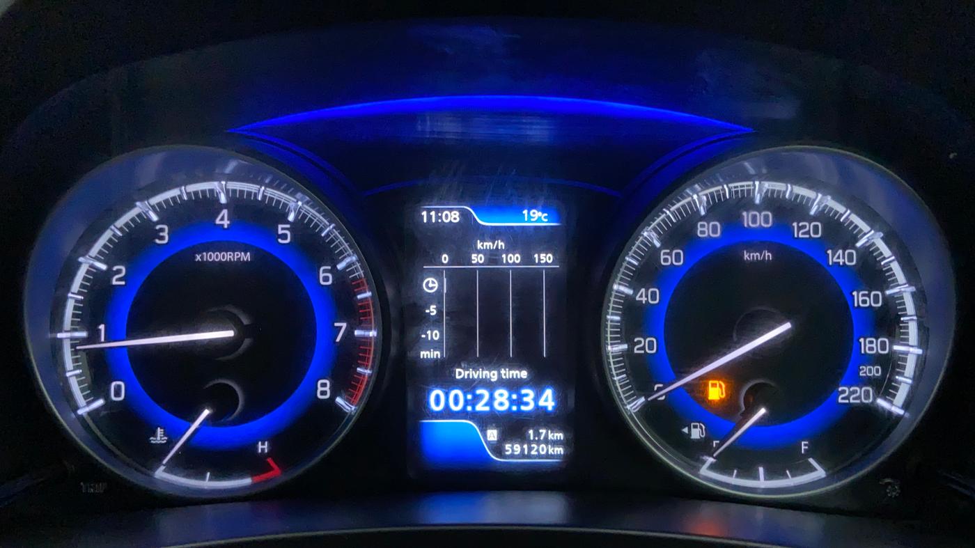 2016 Maruti Baleno ZETA 1.2 K12, Petrol, Manual, 59,180 km, Odometer Image