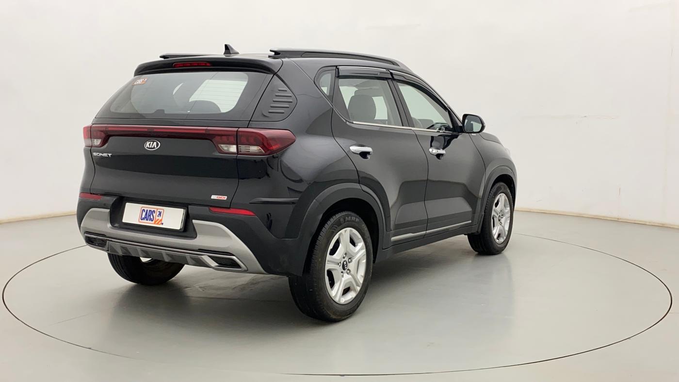 2020 KIA SONET HTX 1.0 IMT, Petrol, Manual, 24,023 km, Right Back Diagonal