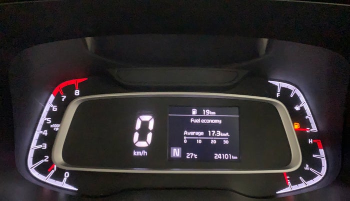2020 KIA SONET HTX 1.0 IMT, Petrol, Manual, 24,023 km, Odometer Image