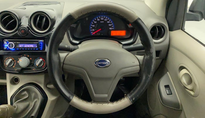 2015 Datsun Go Plus T, Petrol, Manual, 51,727 km, Steering Wheel Close Up