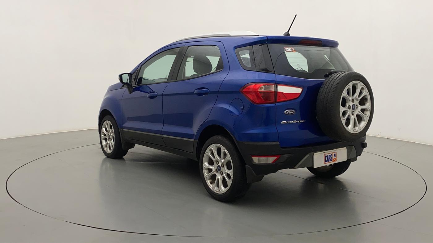 2018 Ford Ecosport TITANIUM + 1.5L PETROL AT, Petrol, Automatic, 53,768 km, Left Back Diagonal