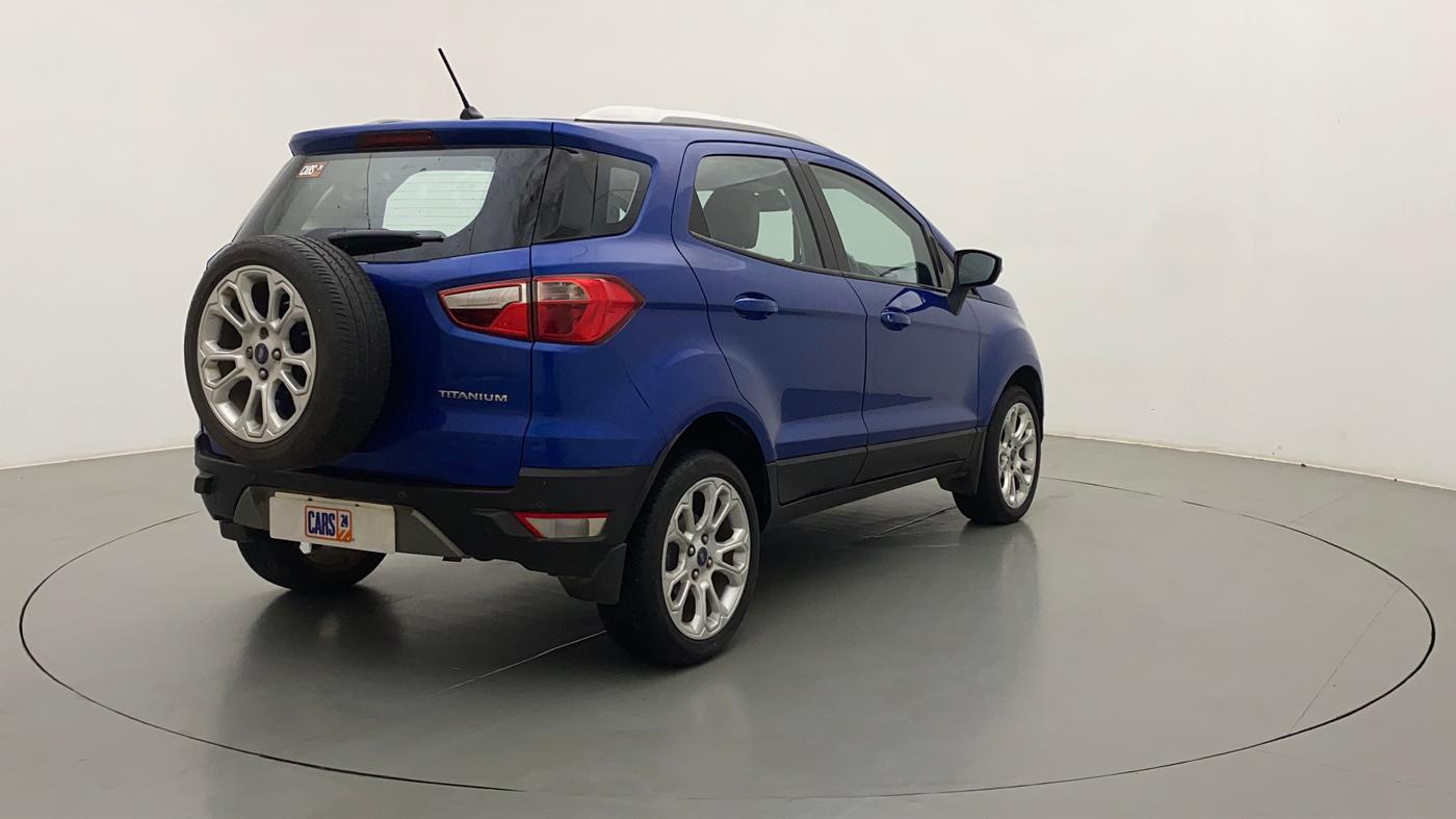 2018 Ford Ecosport TITANIUM + 1.5L PETROL AT, Petrol, Automatic, 53,768 km, Right Back Diagonal