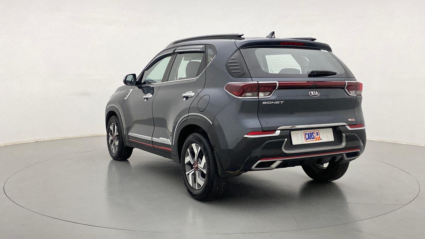 2020 KIA SONET GTX + 1.0 IMT, Petrol, Manual, 10,902 km, Left Back Diagonal