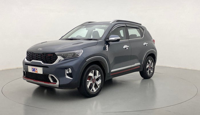 2020 KIA SONET GTX + 1.0 IMT, Petrol, Manual, 10,902 km, Left Front Diagonal