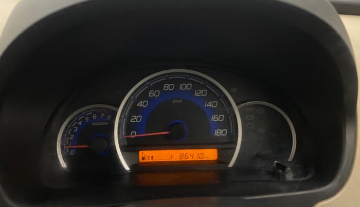 2018 Maruti Wagon R 1.0 VXI, Petrol, Manual, 86,377 km, Odometer Image