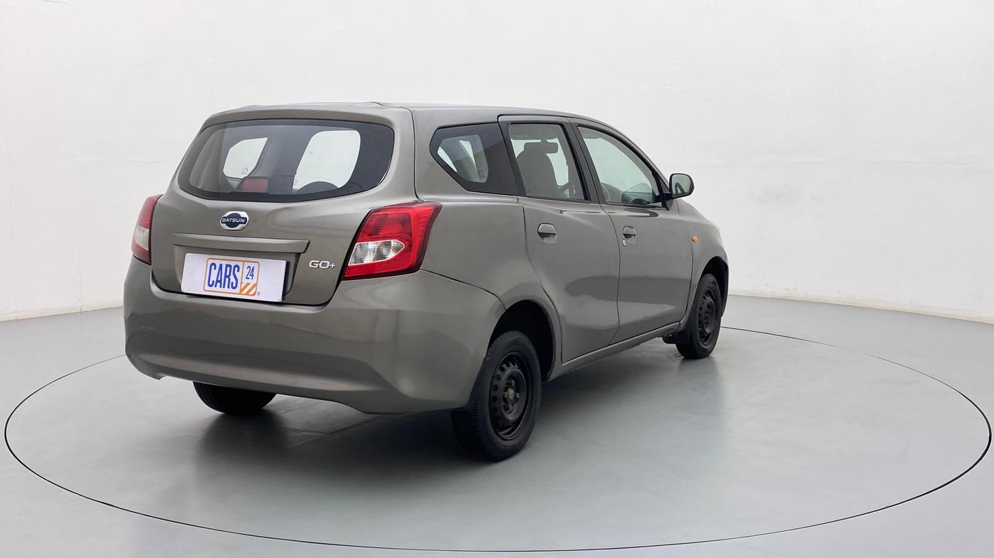 2016 Datsun Go Plus T, Petrol, Manual, 92,608 km, Right Back Diagonal
