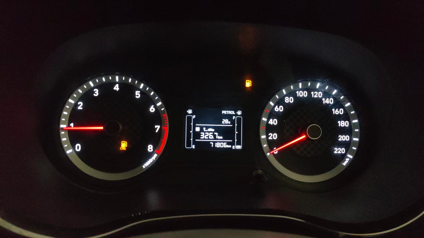 2022 Hyundai GRAND I10 NIOS SPORTZ 1.2 KAPPA VTVT CNG, CNG, Manual, 71,777 km, Odometer Image